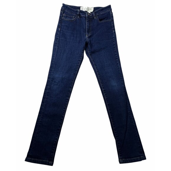 Victoria Victoria Beckham Womens Denim Jeans Slim Fit Dark Wash Sz 26 Minimalist - Picture 11 of 14